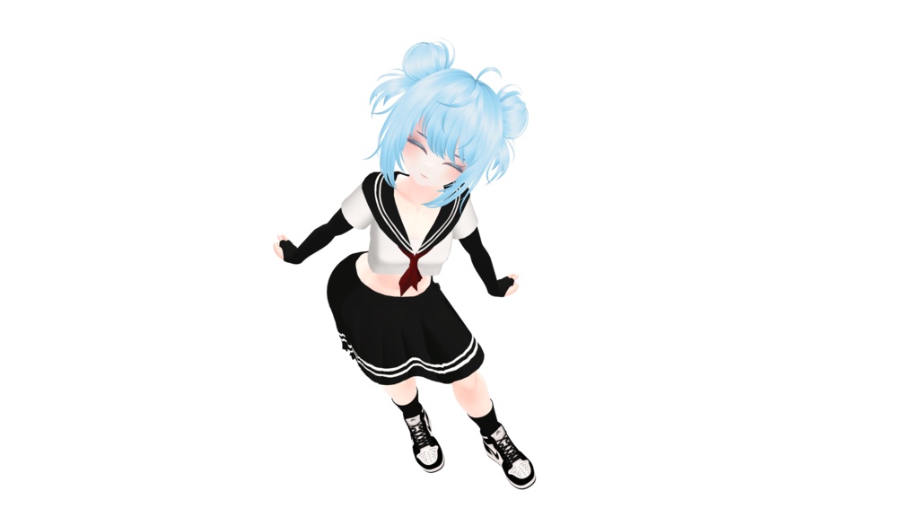 [Porybase] SchoolGirl Sailor Uniform - HimeVR ️ - BOOTH