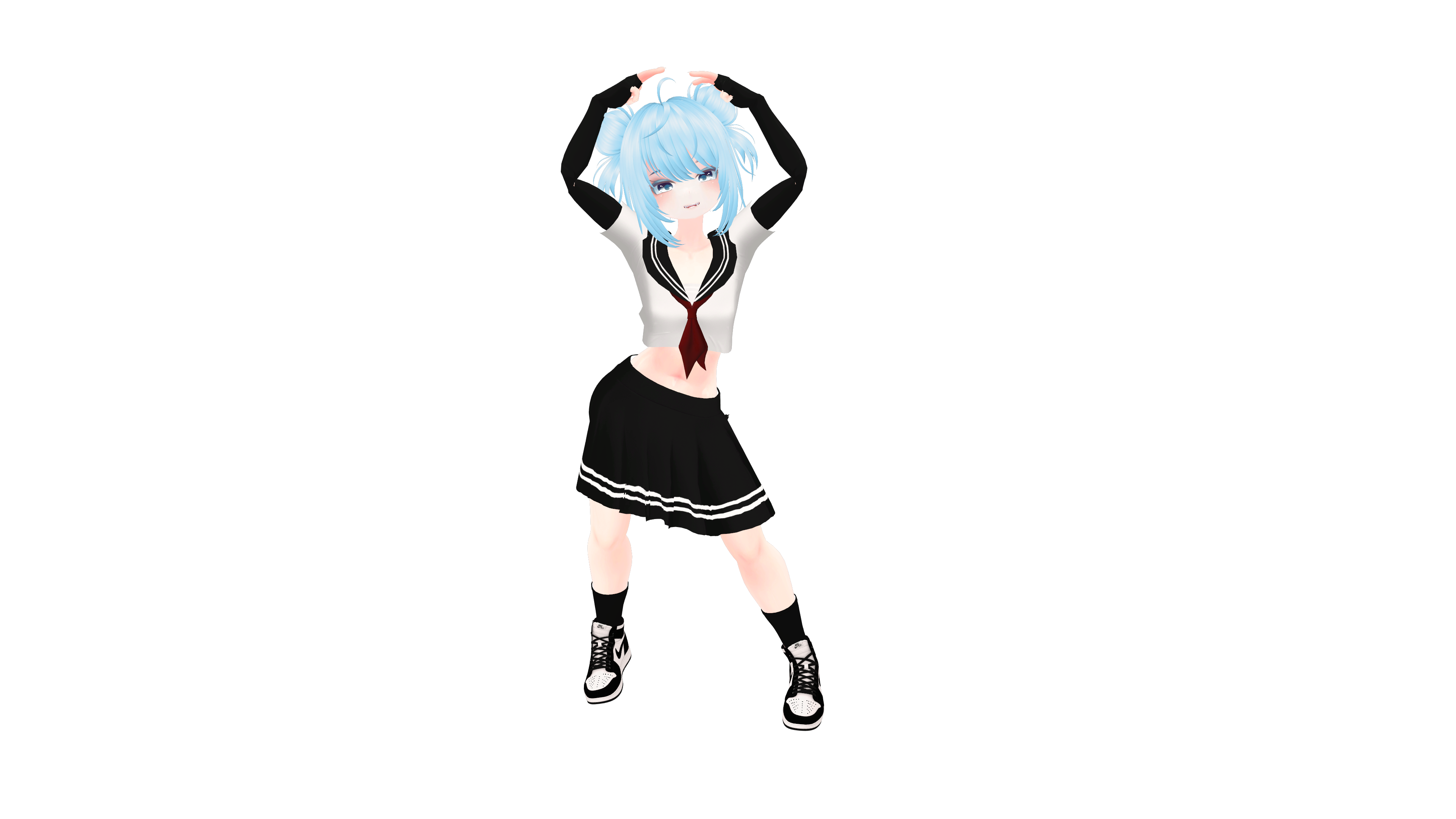 [Porybase] SchoolGirl Sailor Uniform - HimeVR ️ - BOOTH