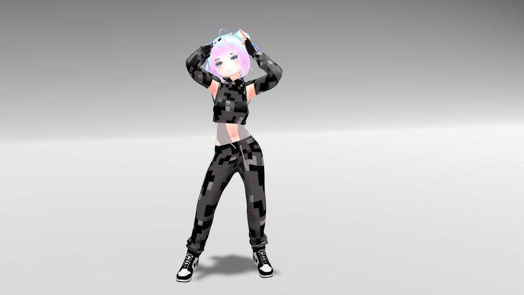 [Porybase] Cropped Hoodie - HimeVR ️ - BOOTH