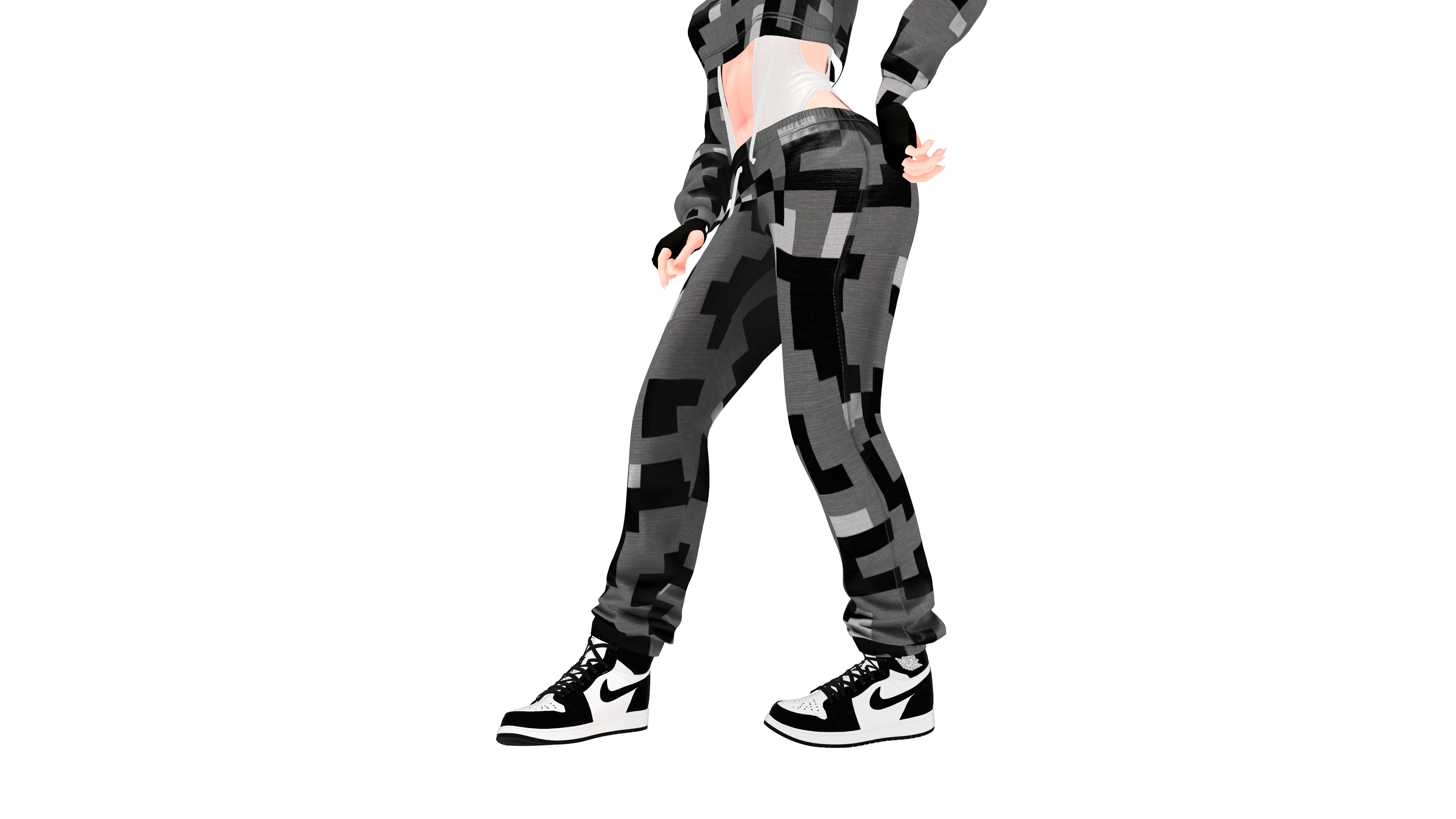 [Porybase] Cropped Hoodie - HimeVR ️ - BOOTH