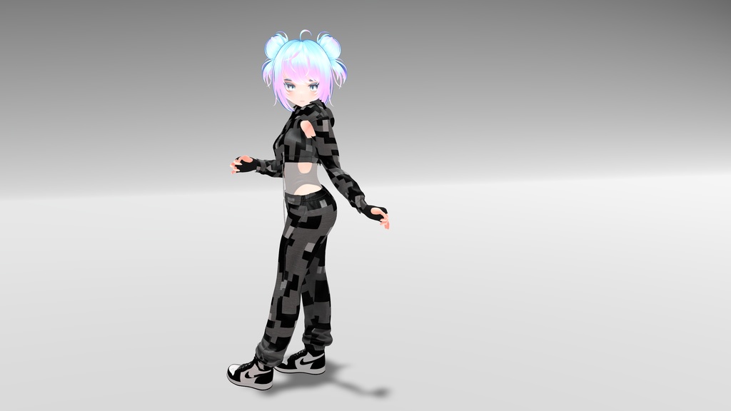 [Porybase] Cropped Hoodie - HimeVR ️ - BOOTH