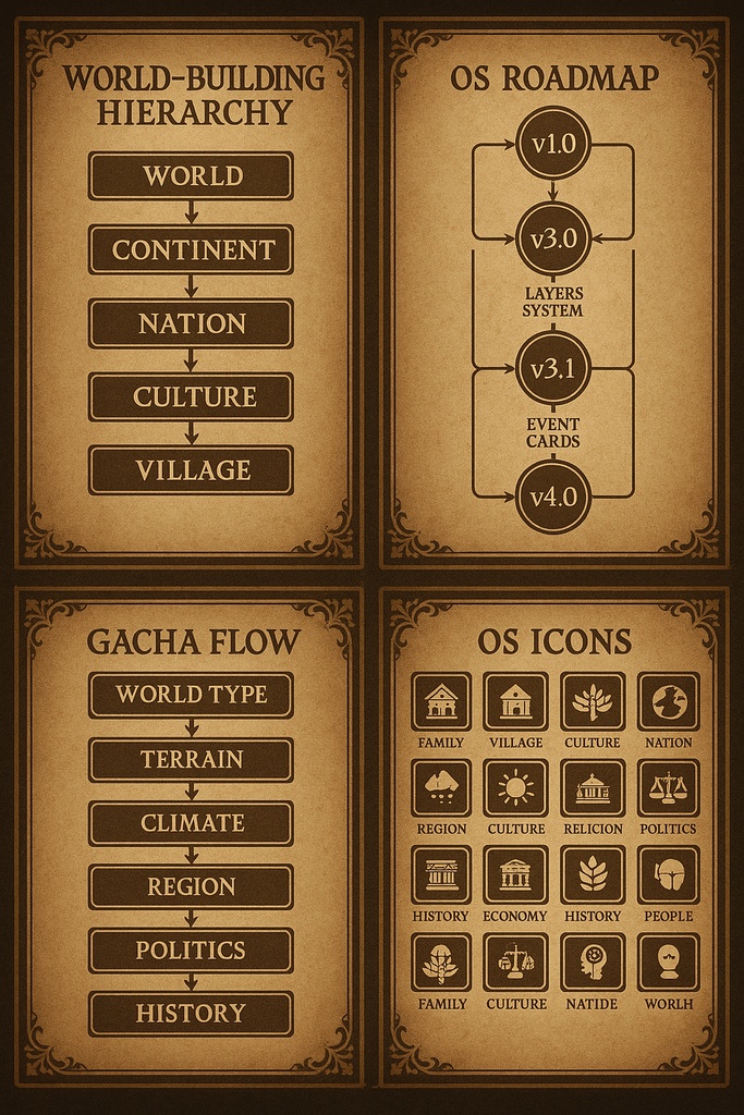 Cosmoforge OS™ — 文明をガチャで生成するWorld-BuildingOS(本家)