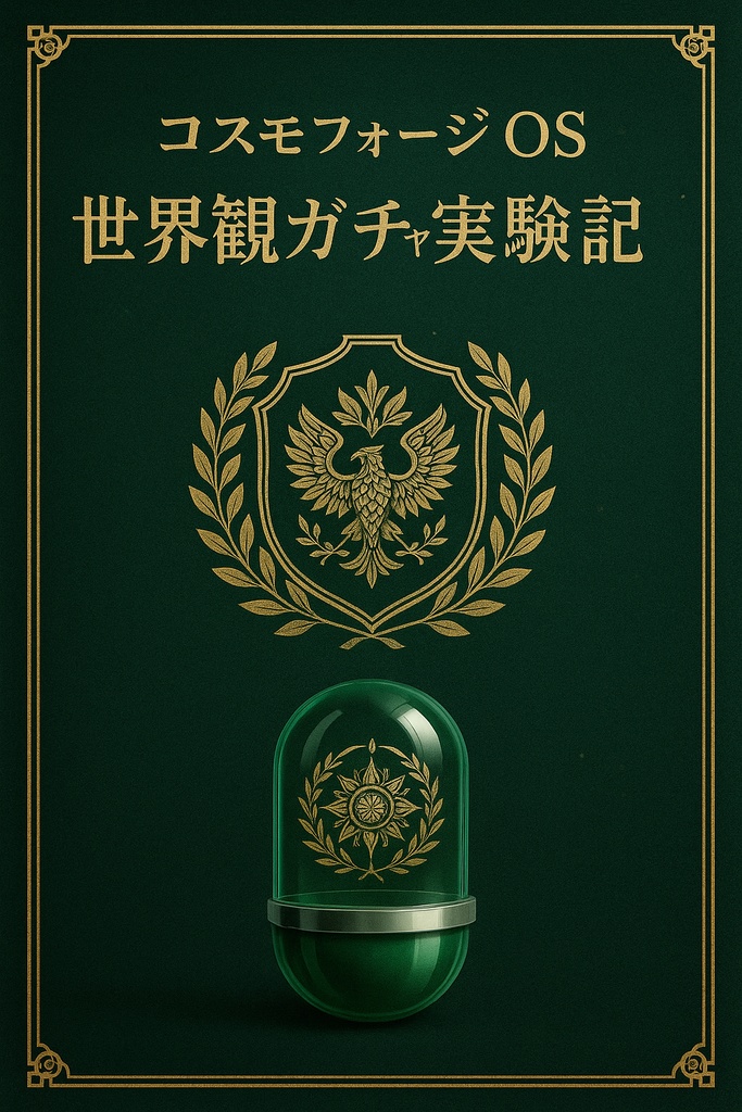 Cosmoforge OS™ — 文明をガチャで生成するWorld-BuildingOS(本家)