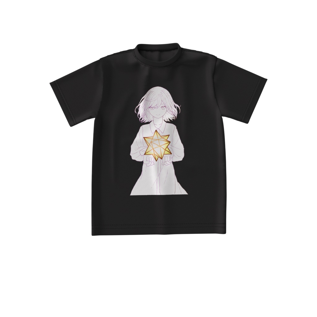 「夜風は朝と出会えない」ビッグシルエットTシャツ