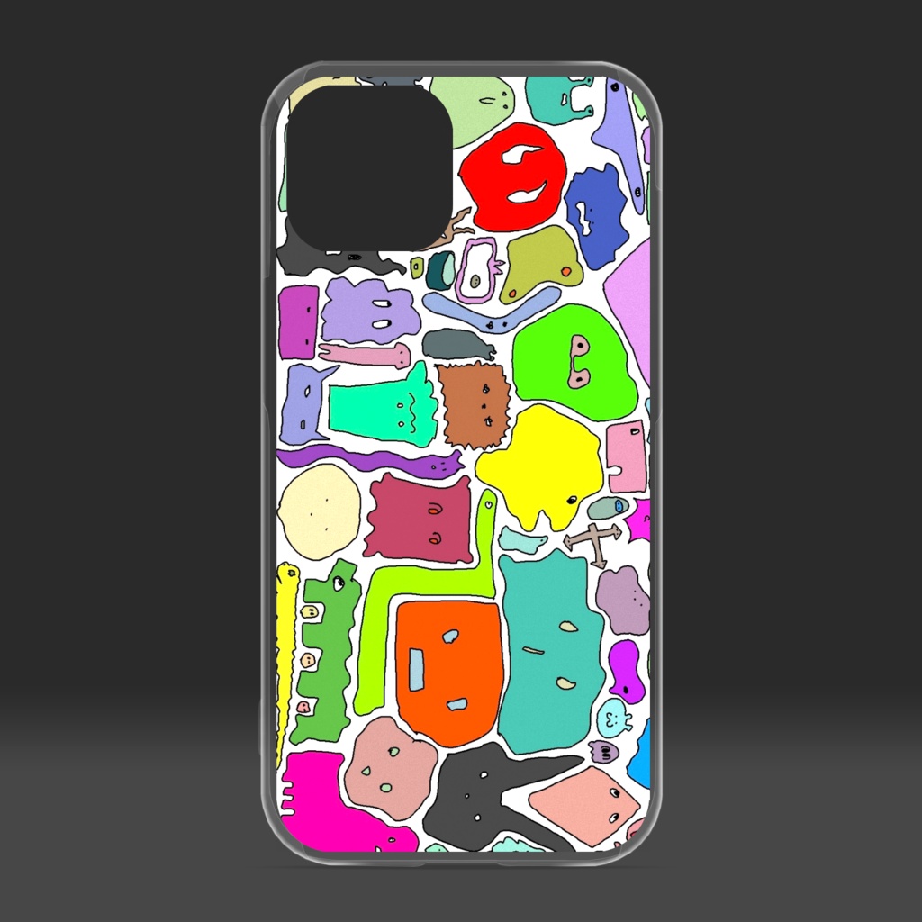 病んだ時に描いた微生物3