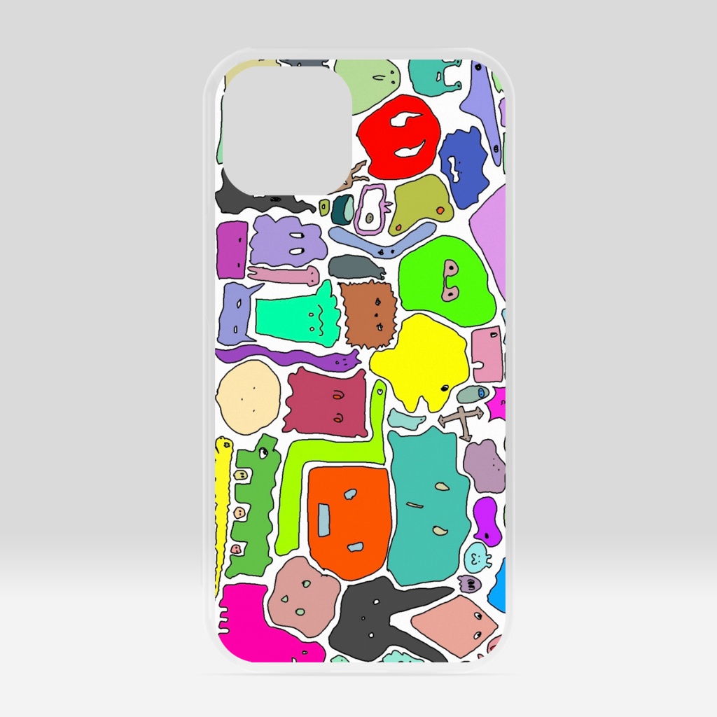 病んだ時に描いた微生物3