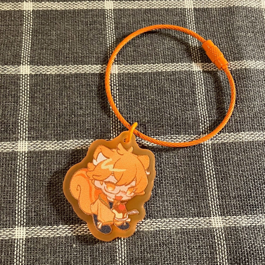 繋がるアクリルキーホルダー