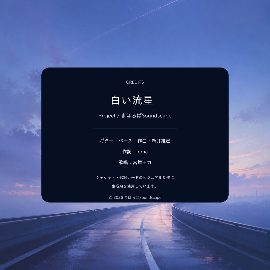 白い流星