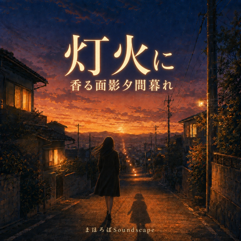灯火に香る面影夕間暮れ
