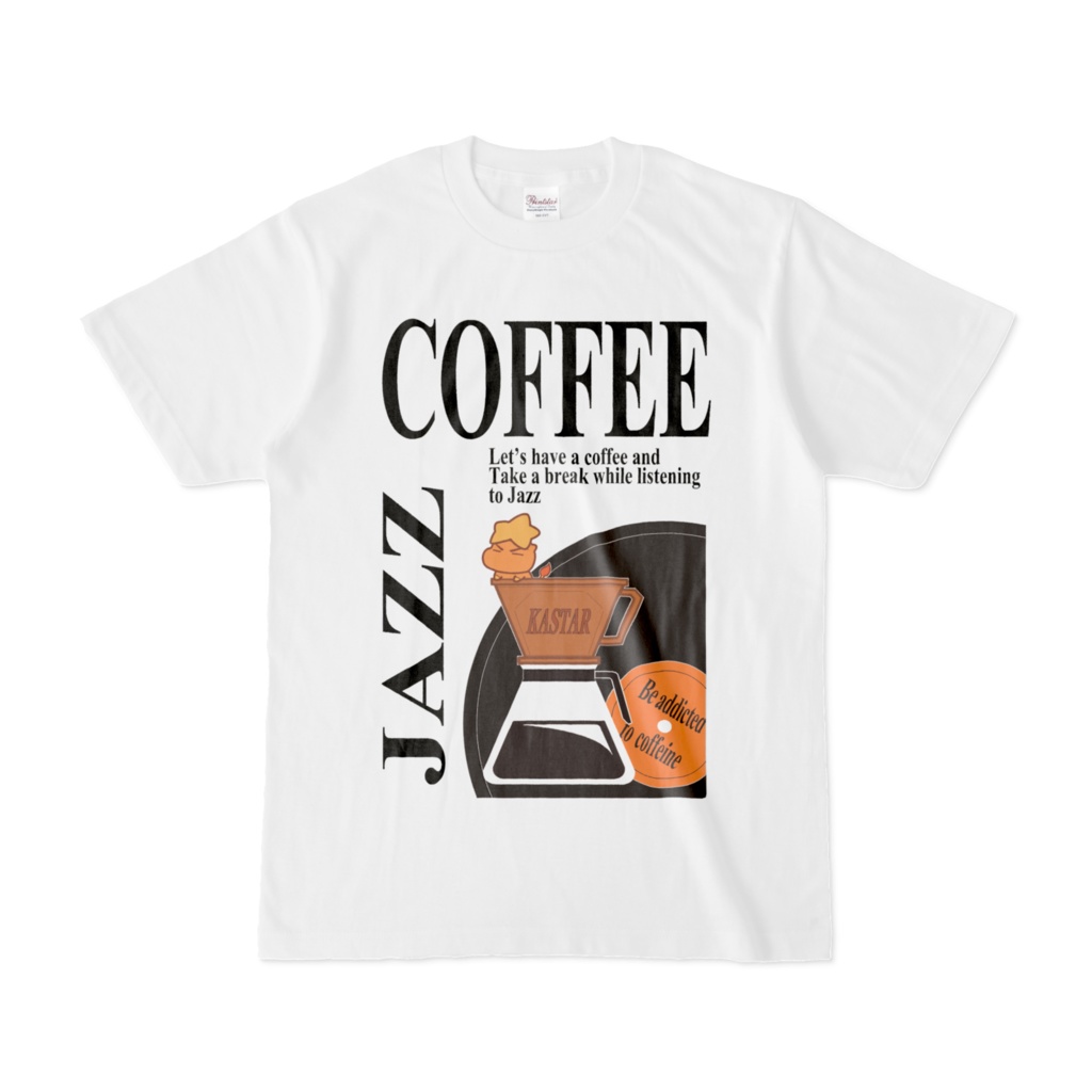 カスタァくんTシャツ [coffee&JAZZ .ver]
