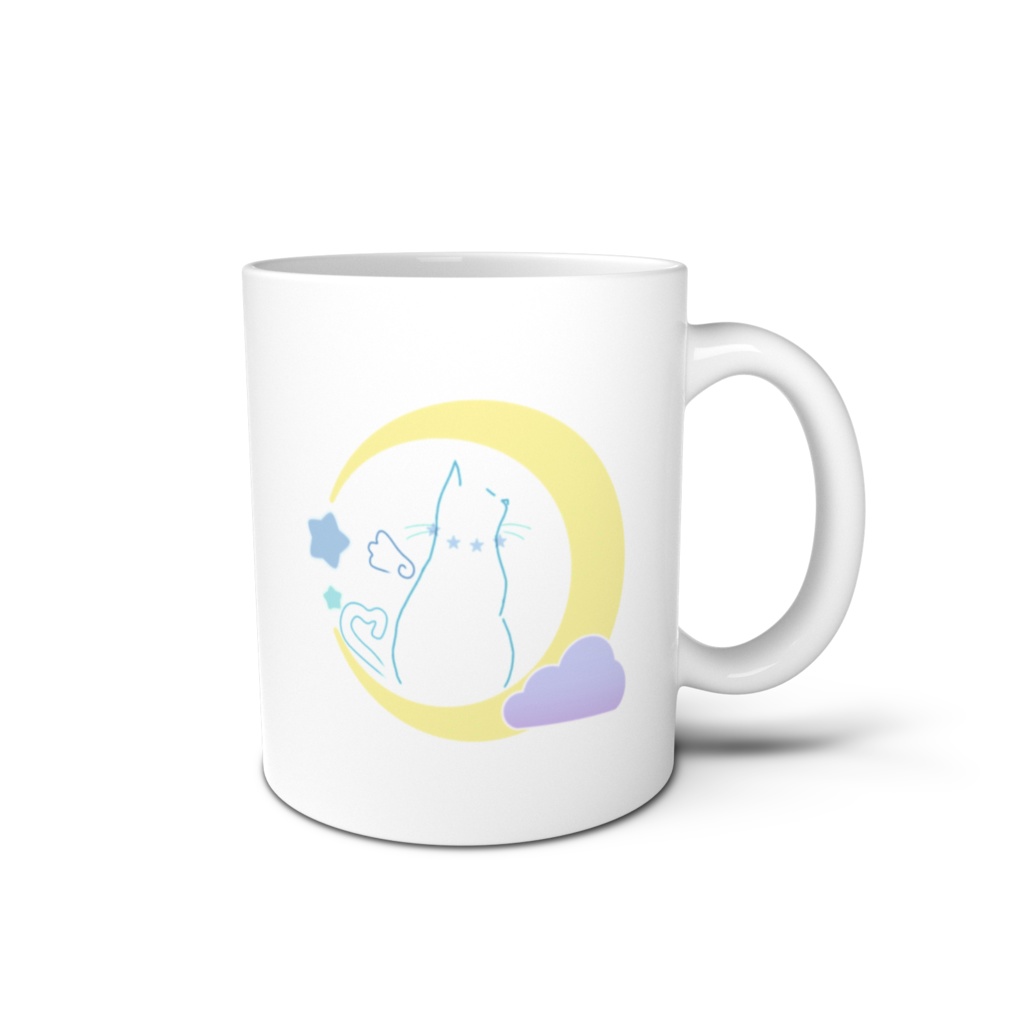 moon cat𓏲𓎨🌙マグカップ