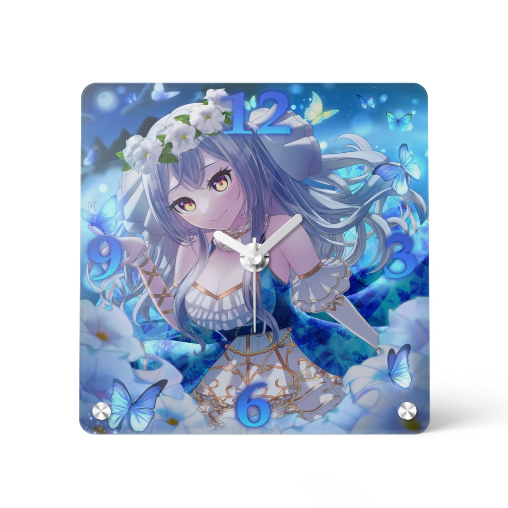 鬼雨ちよこ3周年記念アクリル時計