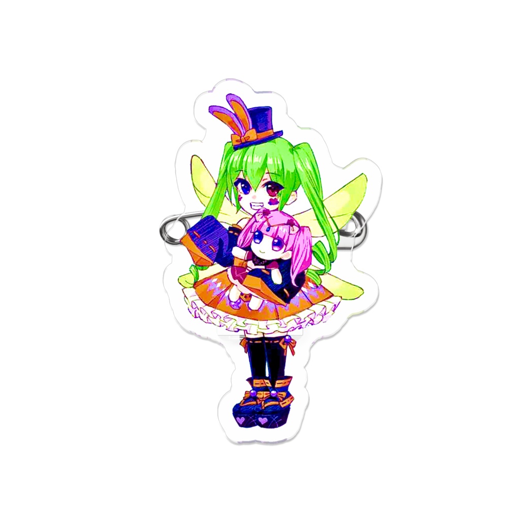 Dぢゃんの💖アクリルバッジ - 50 × 50 (mm)