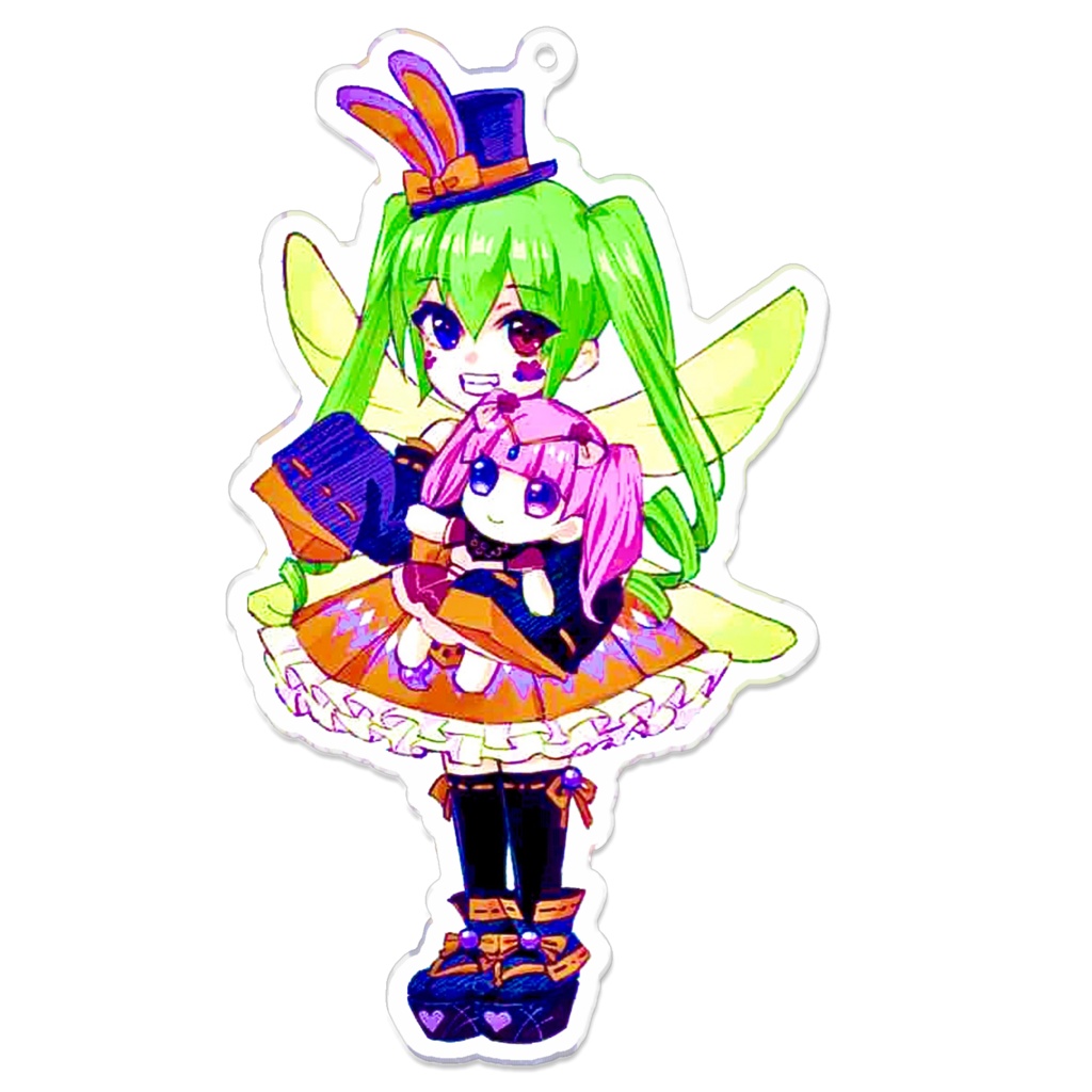 Dぢゃんの❣️アクリルキーホルダー - 100 x 100 (mm)