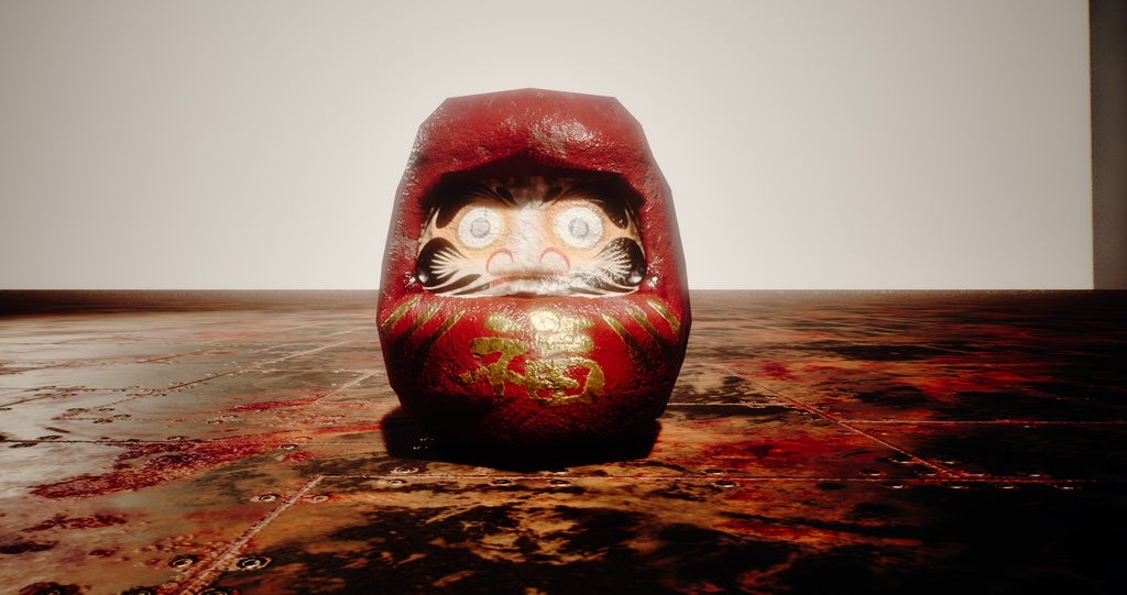 だるま 3Dモデル