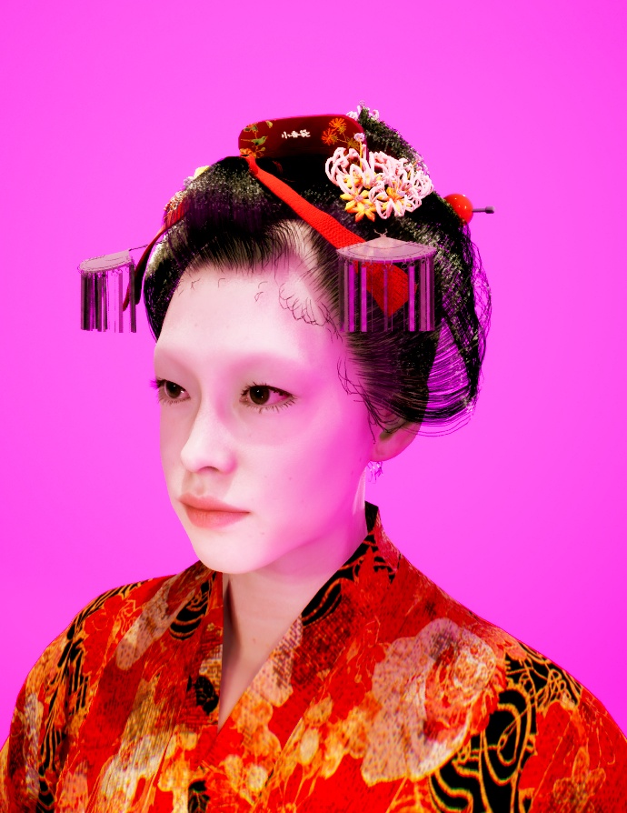 日本髪 ~ 割しのぶ ~