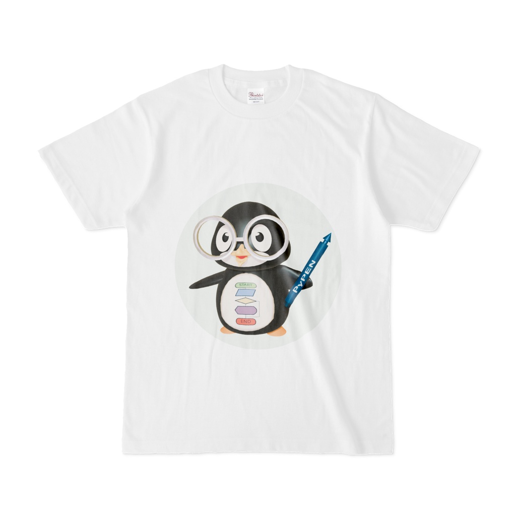 PyPENのマスコットキャラクタ「ぺん太」のTシャツ