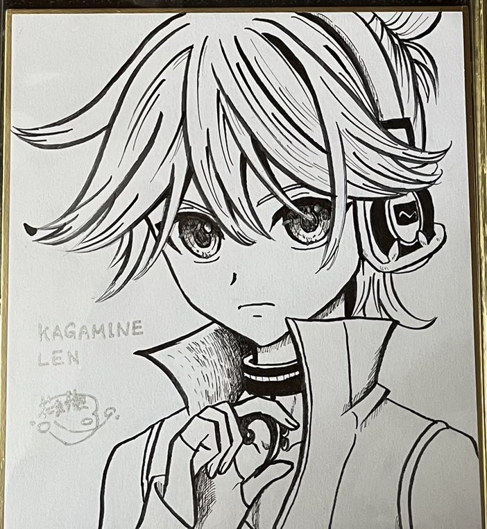 鏡音レンAppend ミニ色紙