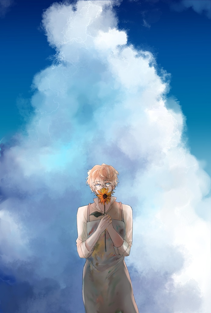 ポストカード「Heavenly Blue」