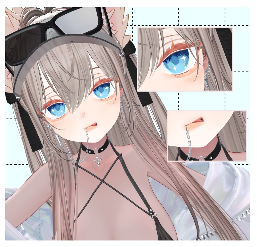 【期間限定FREE】Sunshine wave eye&makeup【For Mayo】