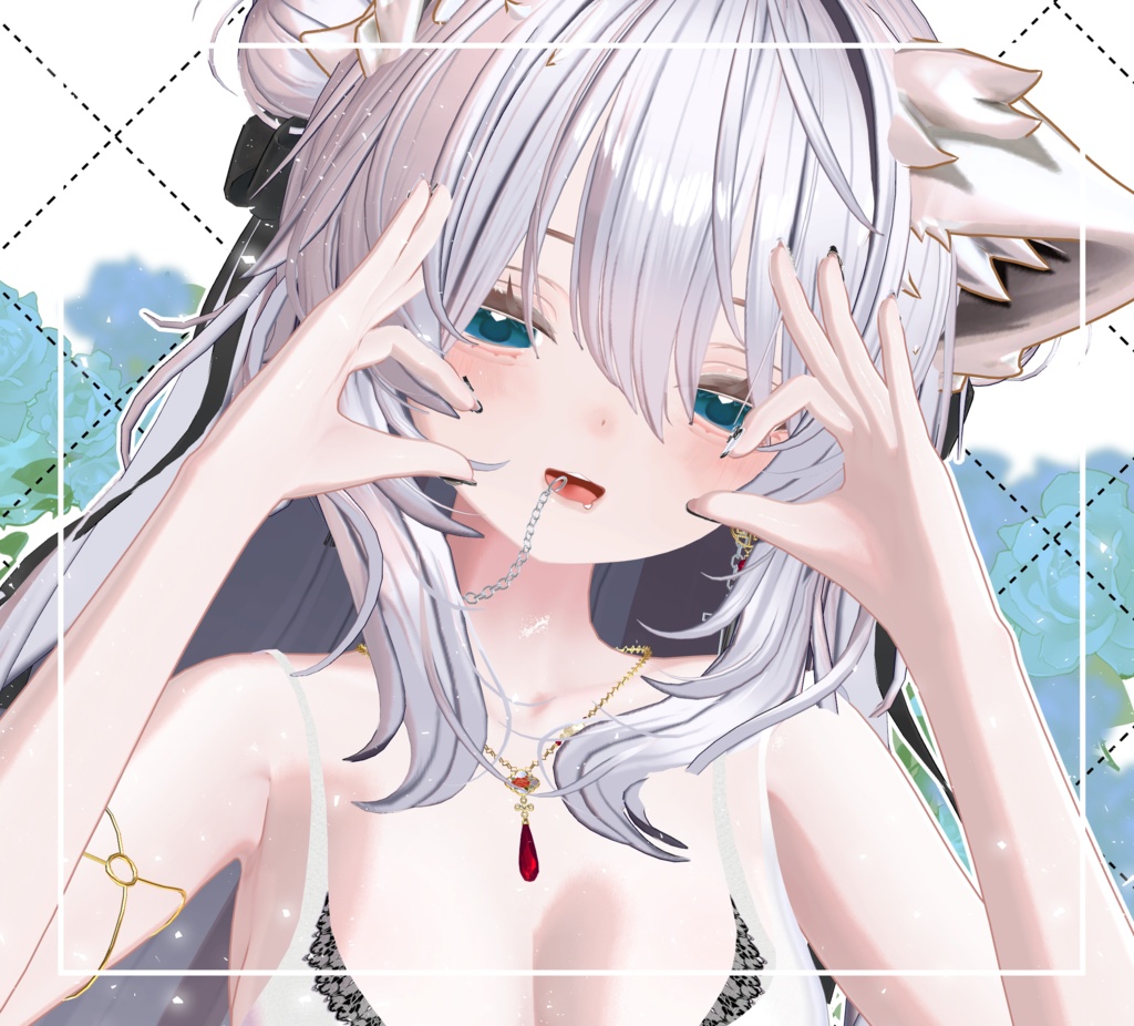 【期間限定FREE】Flower Growing Makeup&Eye texture【For Mayo】