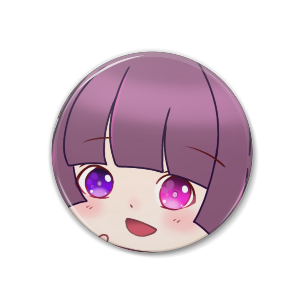 SD缶バッジ（顔アップ・丸）