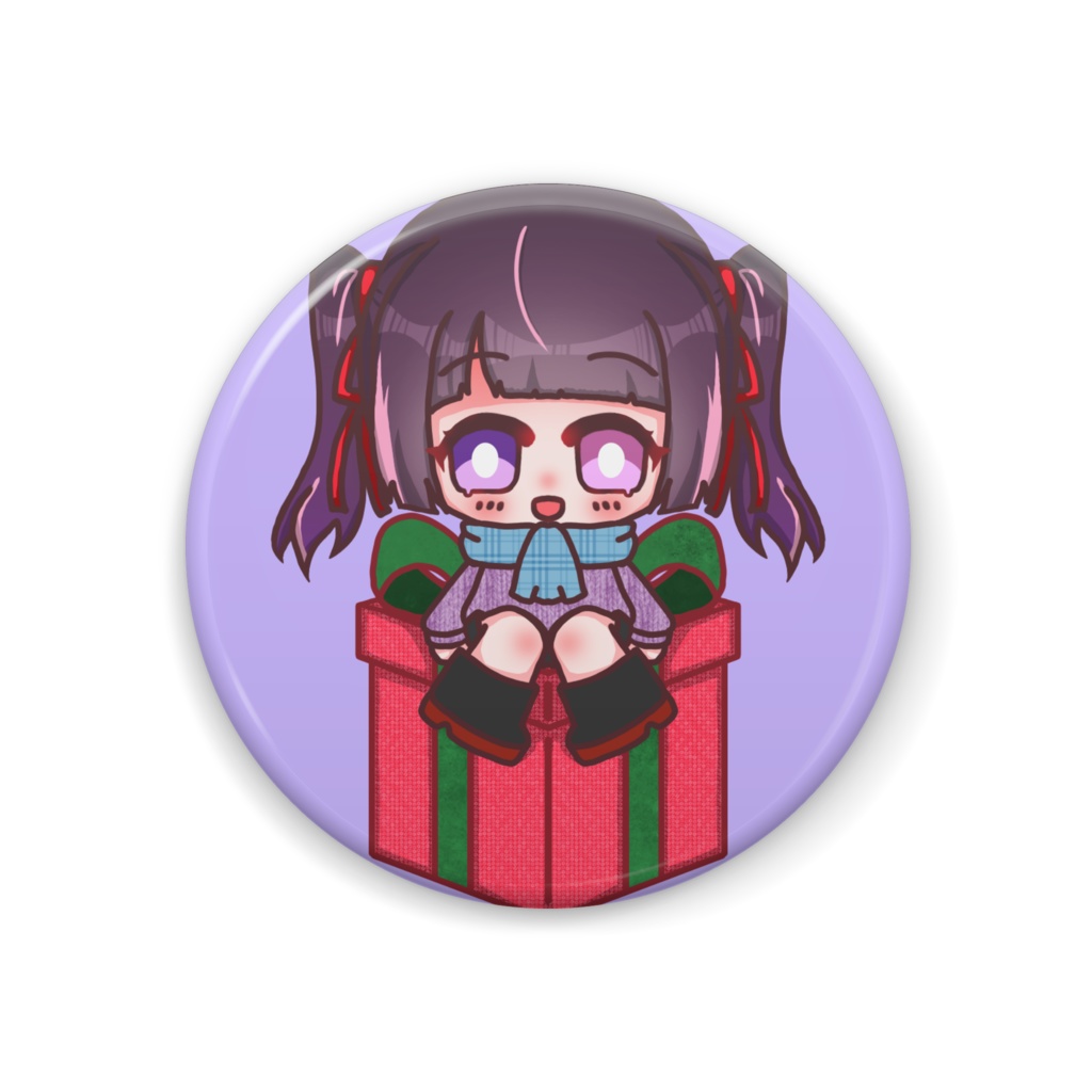 SD缶バッジ（クリスマス）