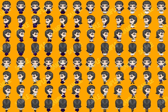 ピクトコ:追加素材・女性モブ・ファンタジーコス