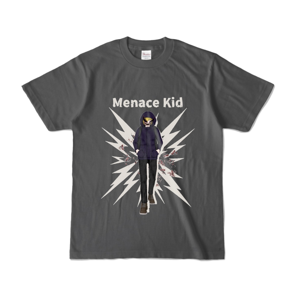 MENACE KID Tシャツ（Dark White / リクト）