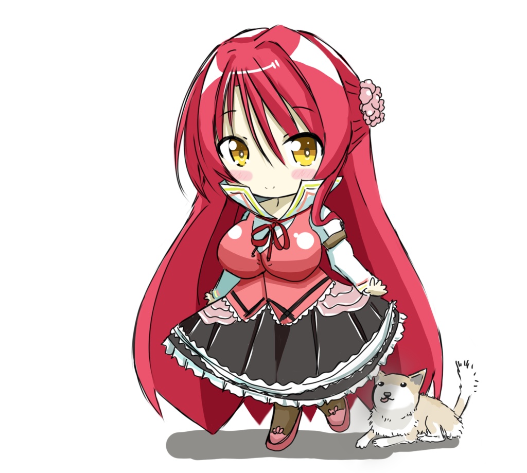 ゼラニウムアクリルキーホルダー