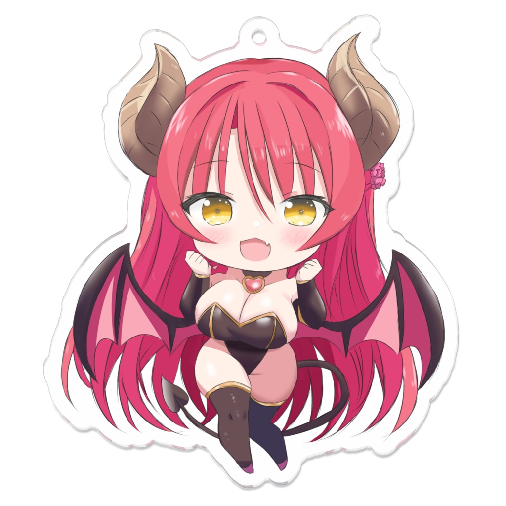 サキュバスゼラニウム　アクリルキーホルダー