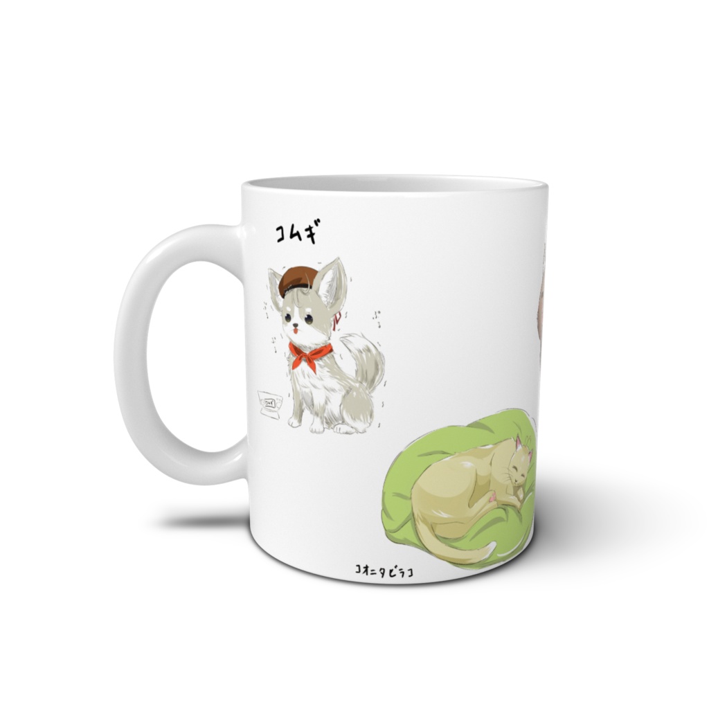 フラワーナイトアニマルマグカップ