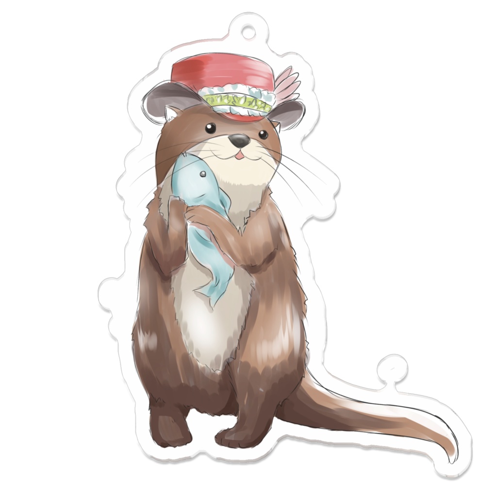 ヒャクニチウソアクリルキーホルダー