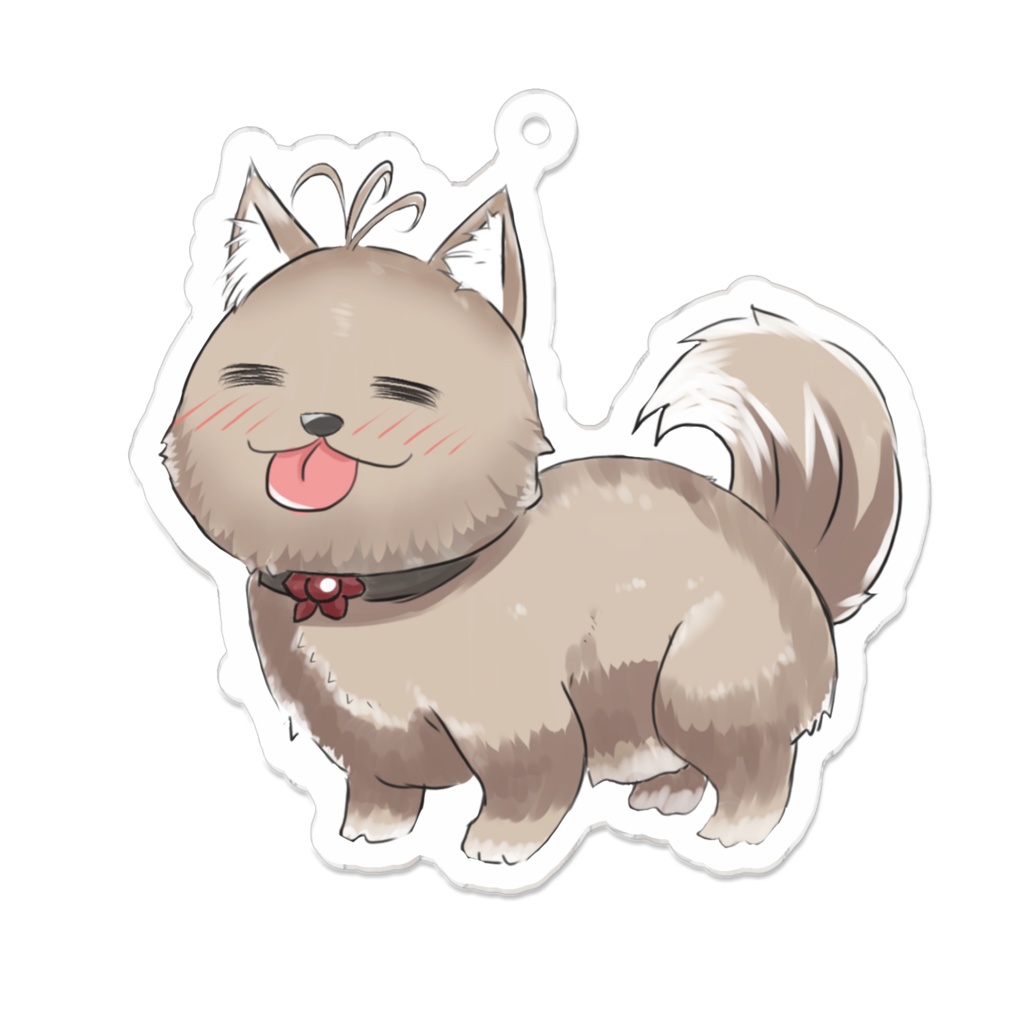 イヌバナロウゲアクリルキーホルダー