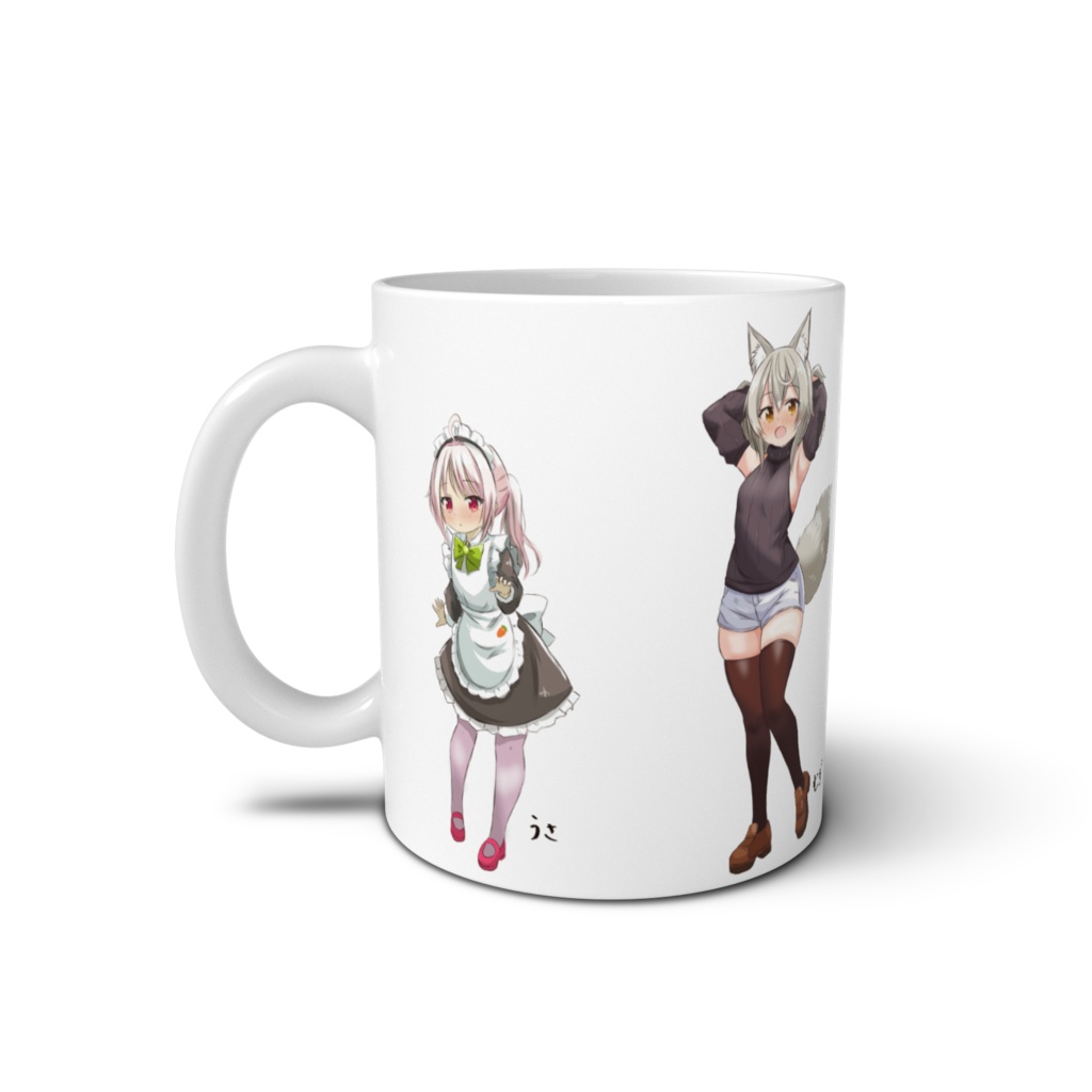 うさむぎいぬもぐ マグカップ
