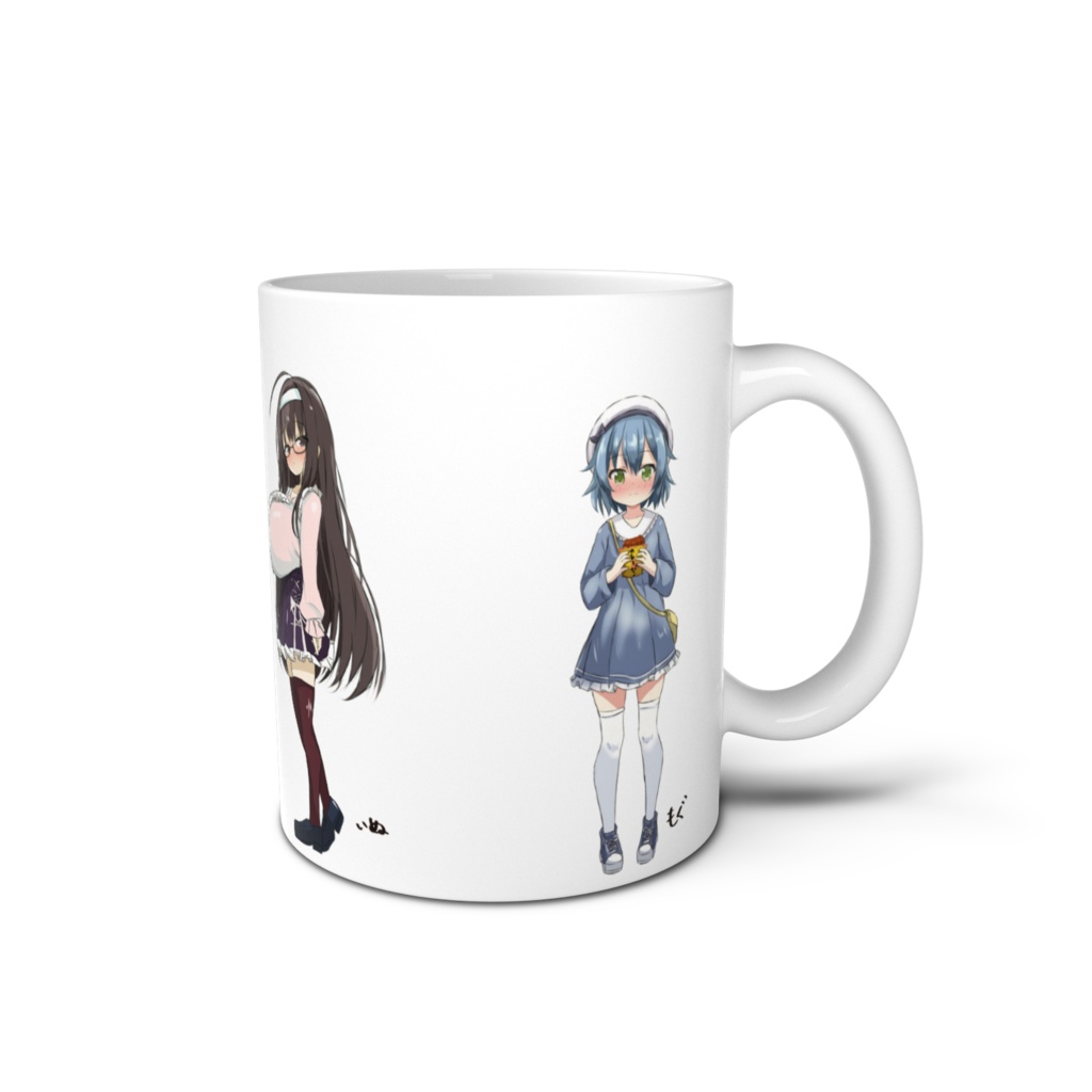 うさむぎいぬもぐ　マグカップ