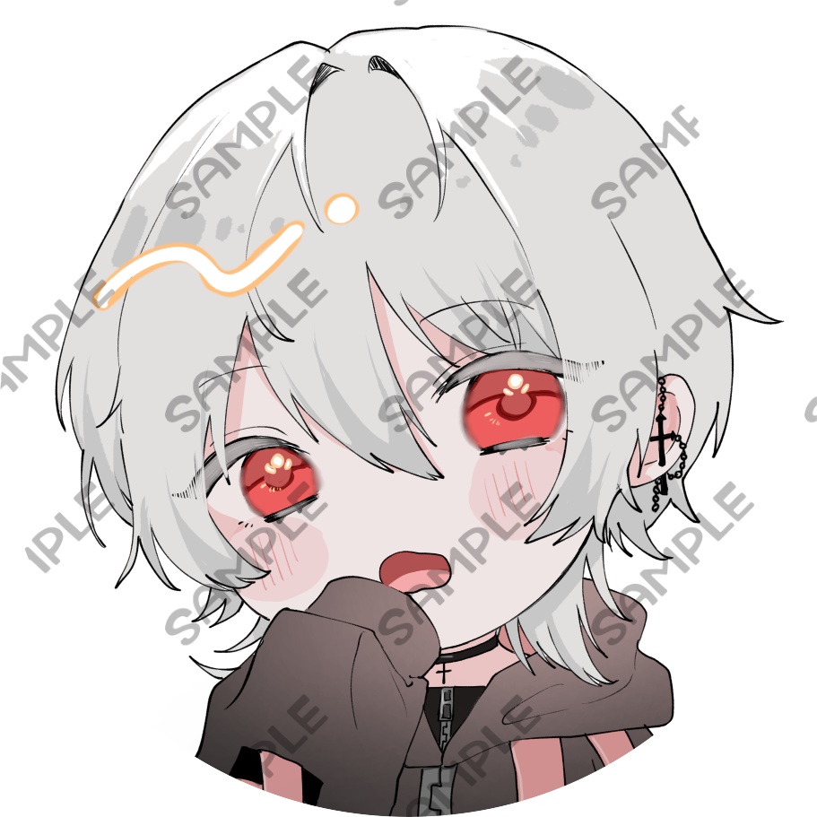 白雲シエル 缶バッジ(ミニキャラver)