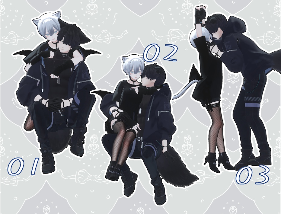 ペア撮影用 Pose Set1!