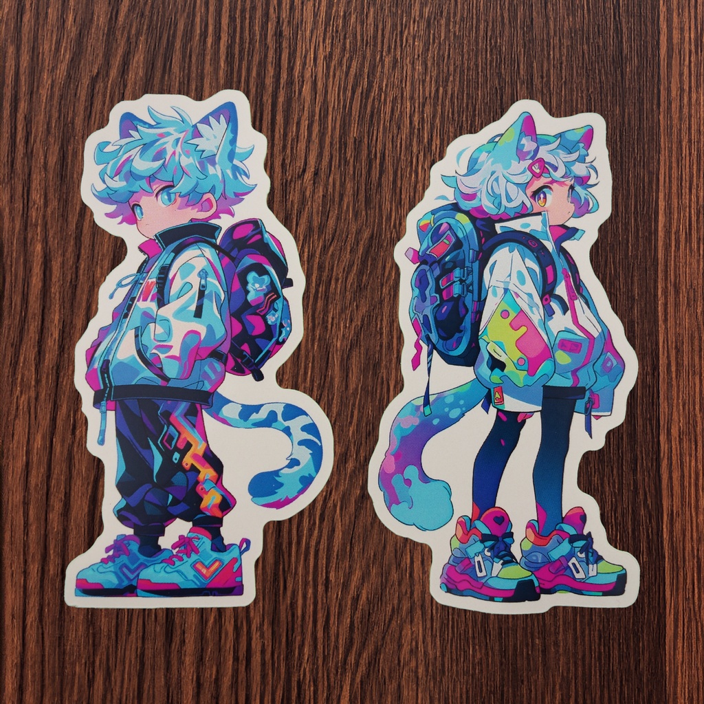 猫ちゃんシール