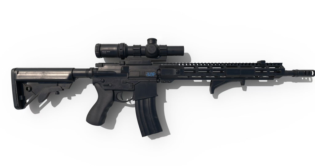 3D道具 M416 gun銃