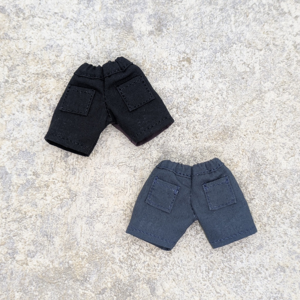 カラーブロックハーフパンツ 1/12ドールサイズ