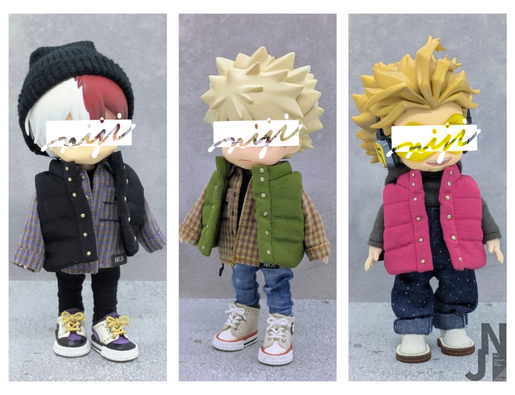 ダウンベスト 1/12ドールサイズ