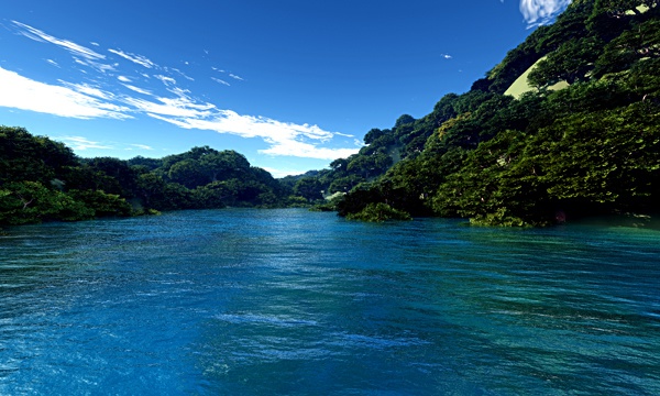 平成30年7月豪雨災害支援3DCG 海 No83