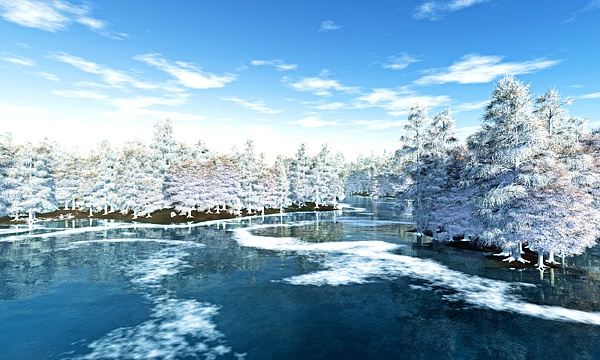 災害復興支援3DCG 冬 No170
