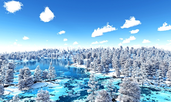 災害復興支援3DCG 冬 No184
