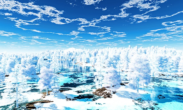 災害復興支援3DCG 冬 No188