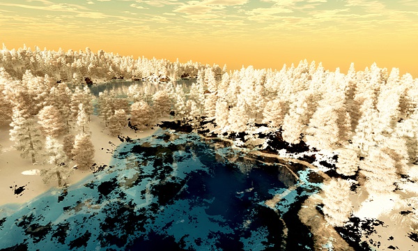 災害復興支援3DCG 冬 No198