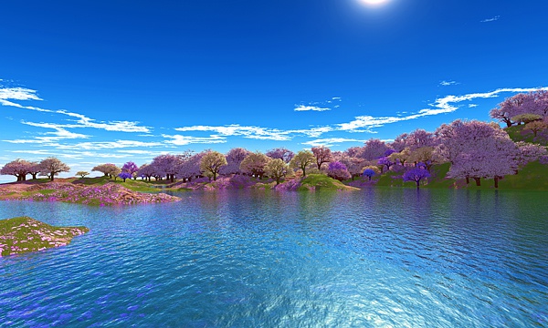 災害復興支援3DCG 桜 No95