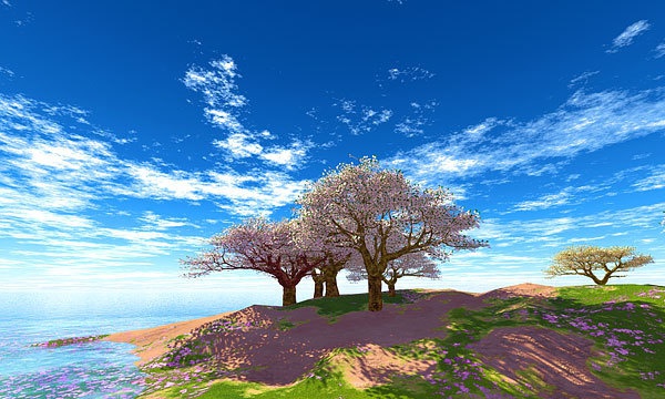 災害復興支援3DCG 桜 No103