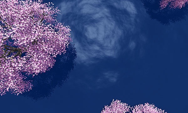 災害復興支援3DCG 桜 No115